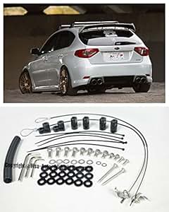 Amazon.com: EOS Rear Wing Spoiler Riser Extender Lift Tilt Kit Silver