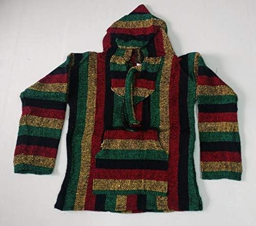 baja rasta poncho