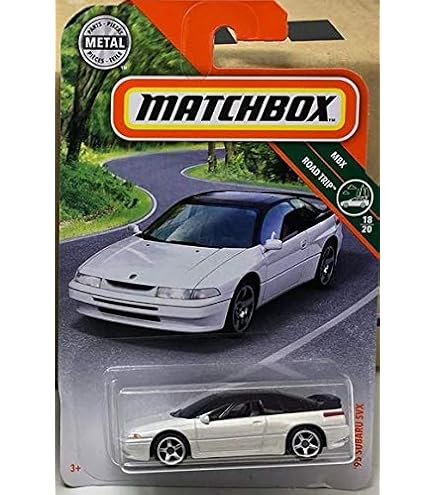 Amazon.com: Matchbox Power Grabs Black Subaru Sambar 57/100 : Toys