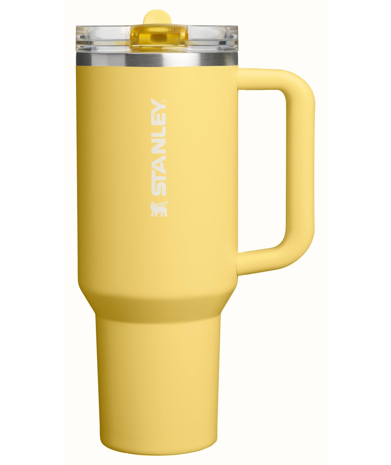 Photo 1 of STANLEY Quencher ProTour Flip Straw Tumbler with Leakproof Lid 40 oz | Built-In Straw & Handle | Cupholder Compatible for Travel | Insulated Stainless Steel Cup | BPA-Free | Daffodil