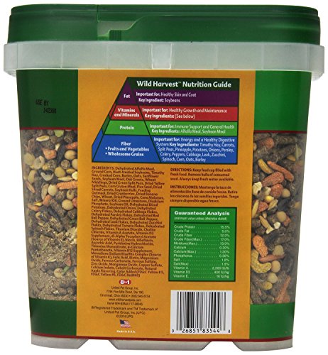 Wild Harvest WH-83544 Wild Harvest Advanced Nutrition Diet for Rabbits, 4.5-Pound