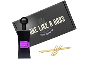 Purple Rose Supply Pre Roll Machine | Cone Roller & Filler - Extends Cone Burn 3x, Money Saver | Even Burn, No Runs, Amazing Airflow | Works with any 1 1/4 Cones | 3-Step Process: Compress, Cure, Roll