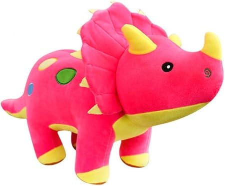 Amazon 恐竜 トリケラトプス ぬいぐるみ 人形 おもちゃ 大きい クマ縫い包み ふわふわな 可愛い 抱き枕 子供 女性 プレゼント クリエイティブ 人気 まくら 置物 店飾り お誕生日 プレゼント 100cm B ぬいぐるみ おもちゃ