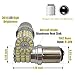 iBrightstar 9-30V Extremely Bright 1142 1076 1176 BA15D LED Bulbs Replacement for Back Up Reverse Lights, Brake Tail Lights and Rv Camper lights, Xenon White