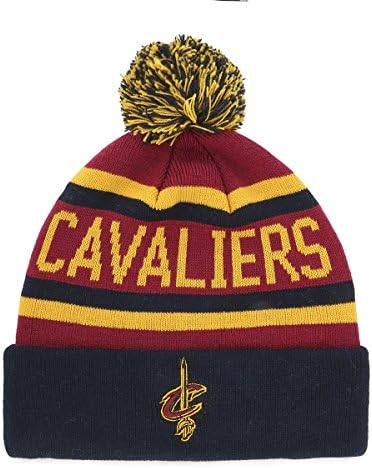 NBA Jasper OTS Cuff Knit Cap with Pom, One Size