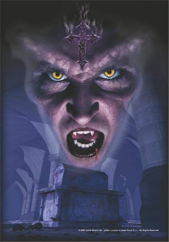 Original Flag Spiral Collection - Vampire in Fabric, Multi-Colour, 75 x 110 cm