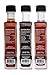 Runamok Maple Syrup Gift Box | Oprah's Favorite | Special Present For Holidays | Bourbon Barrel-Aged, Hibiscus Flower & Cinnamon+Vanilla Infused | 3 Bottles of Real Maple Syrup | 8.45 Fl Oz (250mL)