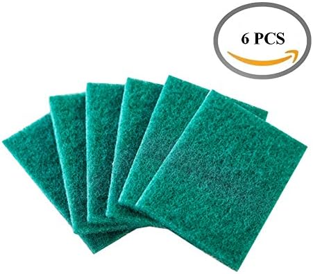 Eyan Heavy Duty Scrub Scouring Pads Household Kitchen Dishwashing Cleaning Pack of 6