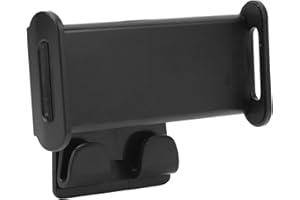 SENECESLI Rear Fit for Seat Phone Holder Mount Rotatable Black Car Headrest Tablet Stand Fit for Tesla Model 3 Y 360° Adjustm
