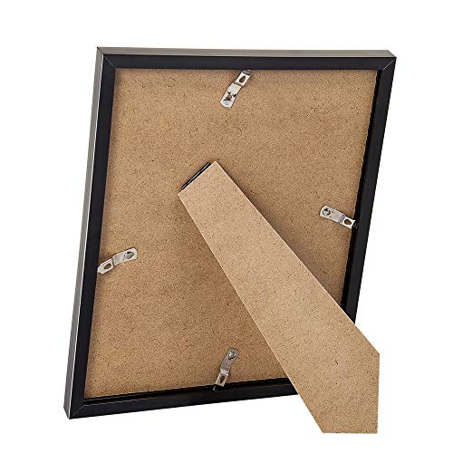 upsimples-8x10-Picture-Frame-Set-of-10Display-Pictures-5x7-with-Mat-or-8x10-Without-MatMulti-Photo-Frames-Collage-for-Wall-or-Tabletop-DisplayBlack