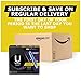 U by Kotex Click Compact Tampons, Regular Absorbency, Unscented, 1 Box of 50 Tampons