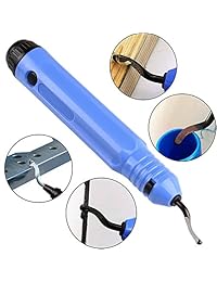 Acrux7   Herramienta de afilado para taladro de madera de metal, 4 piezas, 1 herramienta de descarga manual, broca de titanio con revestimiento de avellanado para afilar agujeros y bordes redondos