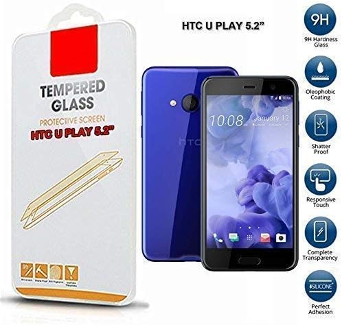 Tempered Glass Mobile Phone Screen Protector 9H Hardness Anti Scratch Crystal Clear Compatible With HTC U Play