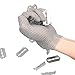 Anself Stainless Steel Mesh Gloves, Cut Resistant Gloves for Kitchen Butcher Working Safety