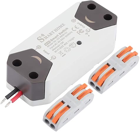 Fdit WiFi Inteligente Smart WiFi Interruptor Mando a Distancia Temporizador Inalmbrico WiFi Interruptor de Control Remoto Conector Compatible con Alexa Asistente Google y ifttt