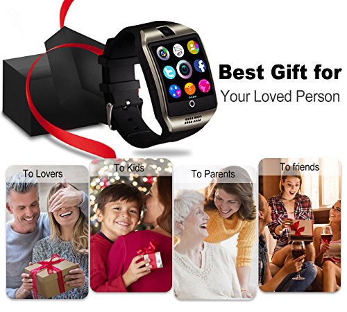 image for Kindak Smart Watch Bluetooth Smartwatch with Camera TouchScreen SIM Ca