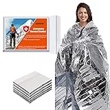 RAINPOH Emergency Mylar Thermal Blanket 82 * 64