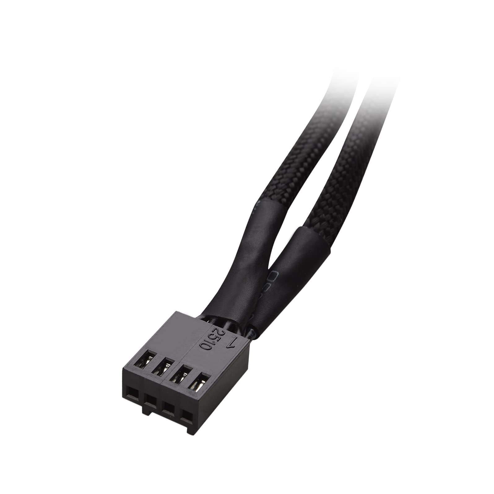 Cable Matters 2-Pack 2 Way 4 Pin PWM Fan Splitter Cable - 4 Inches, PC Fan Splitter 1 to 2 Converter, PC-Fan Extension Cable