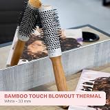 Olivia Garden Healthy Hair Bamboo Thermo-Ceramic Brush HH-33 33mm 50mm view 2