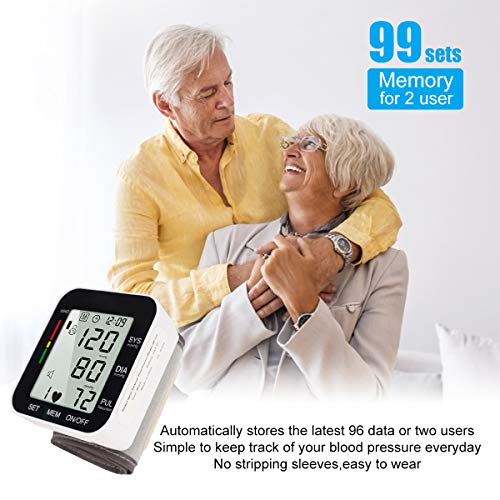 Blood Pressure Monitors, Fully Automatic Accurate Digital Wrist BP