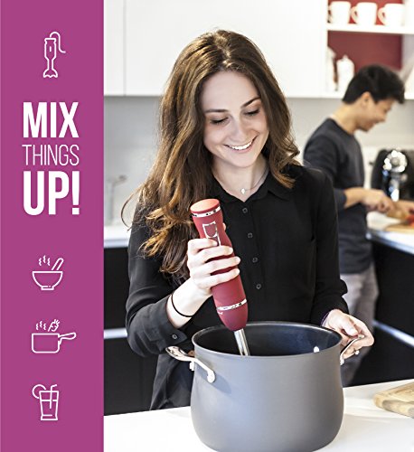 image for Chefman Immersion Stick Hand Blender Includes Stainless Steel Shaft & 