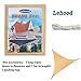 Lehood Sun Shade Sail Triangle 8' x 8' x 8' UV Block Canopy for Patio Backyard Lawn Garden Outdoor Activities，Sand