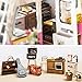 ROBOTIME Miniature Dollhouse Decorations with Accessories Wooden DIY House Projects Best Birthday Gifts for Adults & Children (Happy Camper)