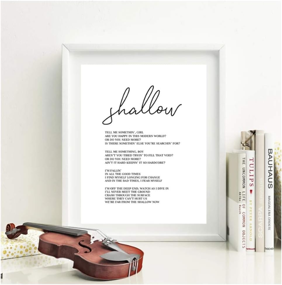 Amazon Com Drcor Light Song Lyrics Star Birth Lyrics Canvas Painting Picture Poster Photo Wall Art Decoration Home Decor x28 Inch No Frame 1 Pcs Posters Prints