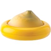 Joie Fresh Stretch Pod Lemon Storage Container, Silicone Food Saver, Keeps Leftover Produce Flavorful and Firm in Fridge, Reusable Kitchen Gadget, Dishwasher Safe, BPA-Free