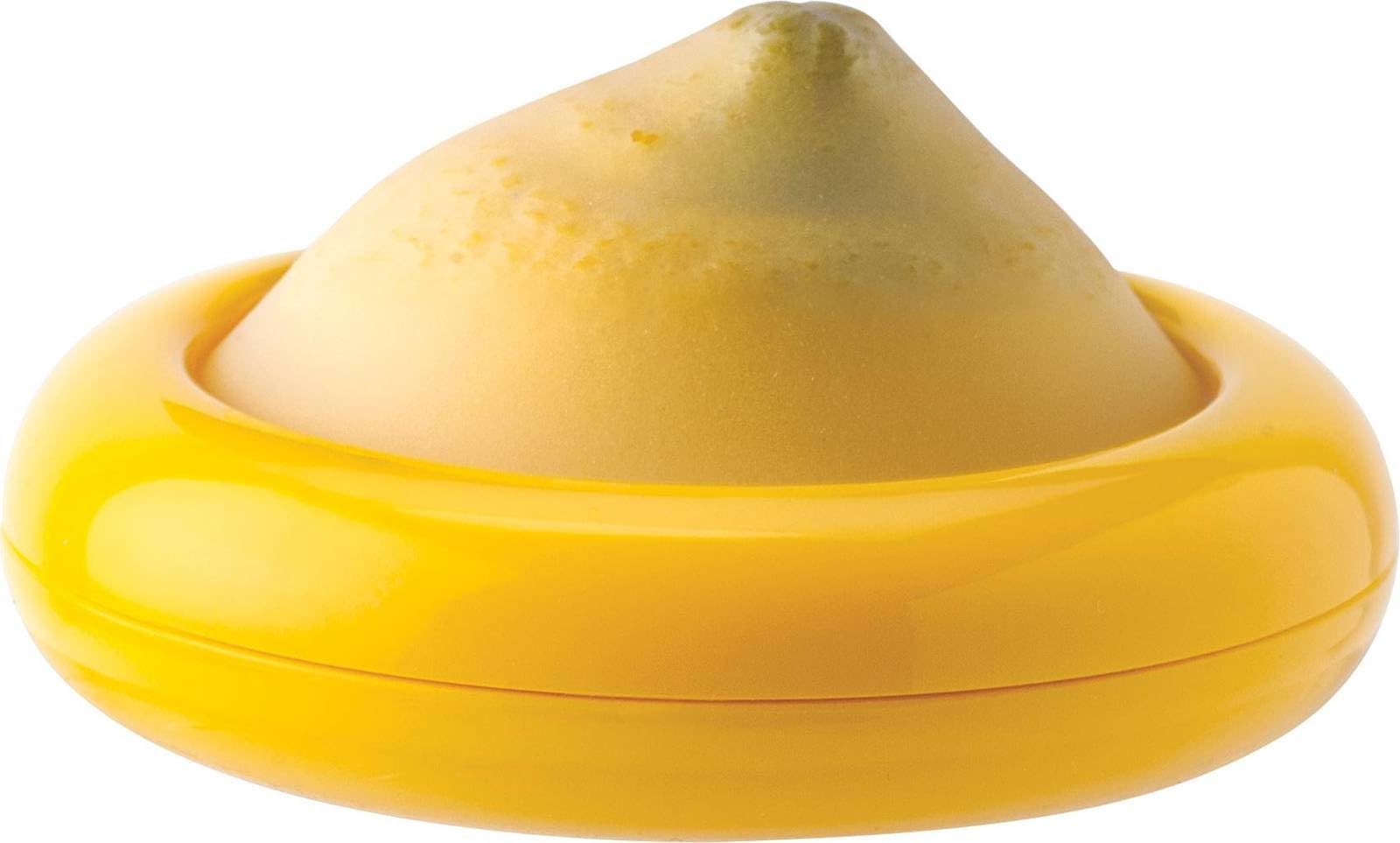 Joie Fresh Stretch Lemon Pod – Reusable Silicone Food Saver for Fridge, BPA-Free & Dishwasher Safe, Yellow