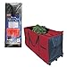 Camerons Christmas Tree Storage Bag - Rolling w Wheels, Fits up to 9 ft Tall Disassembled Artificial Holiday Trees - Heavy Duty 58