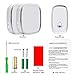 Wireless Doorbell Waterproof Chime Kit Operated over 1000ft with 1 Remote Push Button Battery Included and 2 Plug-in Receivers 36 Chimes for Office and Home