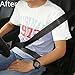 FMtoppeak 2 Pcs Smart Seatbelt Adjuster Clip Buckle Shoulder Relax Neck Comfort Supports Seat Belt Clip