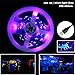 AMARS UV LED Black Lights Strip USB Operated Blacklights DC5V 5050 SMD 6.6 Feet 390nm-405nm Purple Lighting