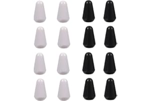HOMOCONO 16pcs Rubber Guitar Knob Caps for Electric Guitar, Compact and Easy to Install Switch Accessories