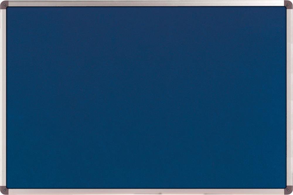 Nobo Elipse Noticeboard Felt with Aluminium Frame W900xH600mm Blue