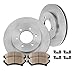 Callahan Brake Parts Front Brake Kit For 2009 2010 2011 2012 2013 2014 2015 2016 2017 Chevy Traverse, 2008-2017 Buick Enclave, 2007-2016 GMC Acadia - Disc Rotors & Ceramic Brake Pads Replacement