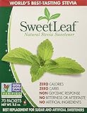 SweetLeaf Sweetener (70-Count Packets), 2.5-Ounce Boxes (Pack of 3)