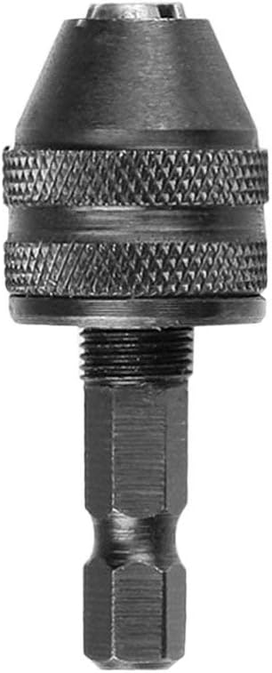 0.5-4Mm Hand Clamping Snap-Out Keyless Chuck Drill For Electric Screwdriver Black