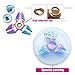 EB-LINK Colorful Spinners Tri Fidget Spinner Toy Metal Material EDC Hand Finger Spinner Toy for High Speed Relieving Stress ADHD, OCD, Anxiety (Rainbow)