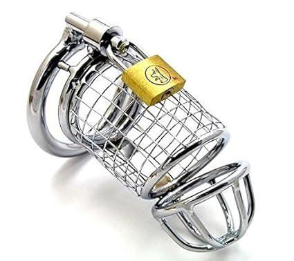 Extasialand Keuschheitskäfig im Stahlgitter-Design (Male chastity Device) Cock Cage