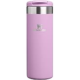 Stanley AeroLight Transit Bottle 16 oz | Locking Drink Through Lid | Leak Resistant Water Bottle or Coffee Travel Mug | Lightweight Insulated Stainless Steel | BPA-Free | Lilac