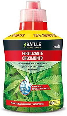 Abonos - Fertilizante Ecoyerba Crecimiento 400ml - Batlle: Amazon ...