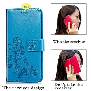 TANYO Custodia Adatto per Oppo A53s, Retro Flowers Design Pattern Custodia, PU/TPU Pelle Cover, [Carta Fessura… - immagine 6