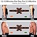 ABS Stimulator Muscle Toner Rechargeable Abdominal Toning Belt, EMS Abdomen Muscle Trainer Fitness with 6 Modes 10 Levels for Men Women Abdomen/Arm/Leg Training, Free 14pcs Gel Pads