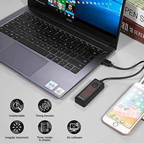 Mouse Jiggler USB Undetectable with 3 Modes of Random Movements ,Mouse