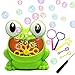 HKDA Bubble Machine, Bubble Maker Blower, Kids Toys with 5 Extral Bubble Bars, Mini Screwdriver, 500 Bubbles per Minute for Indoor Outdoor Play, Birthday Parties, Picnics (Solution Not Included)
