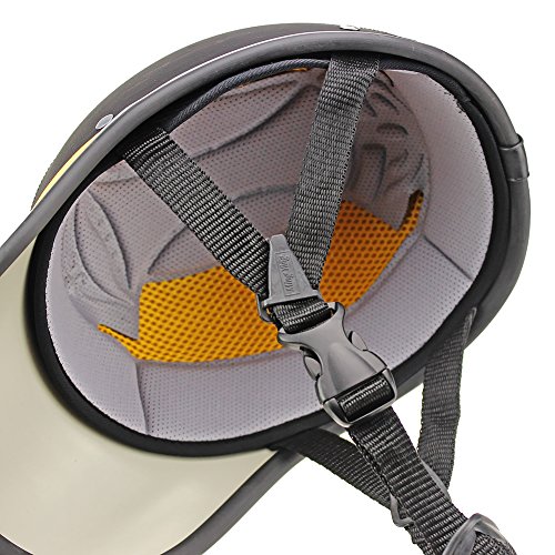 Aneil Motorcycle Half Helmet Visor for Men Women Riding with adjustable Strap (Pink) - Thumbnail 6