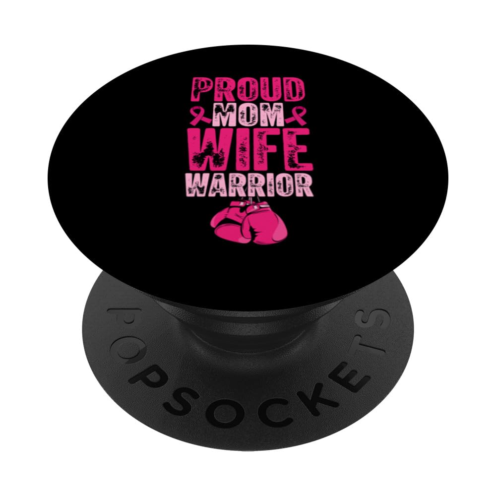 Breast Cancer Survivor This Is My Fighting Pink Ribbon PopSockets Swappable PopGrip