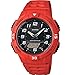 Casio Men's AQ-S800W-4BVCF Solar-Power Red Resin Watch